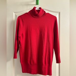 Chico’s Red Turtleneck
